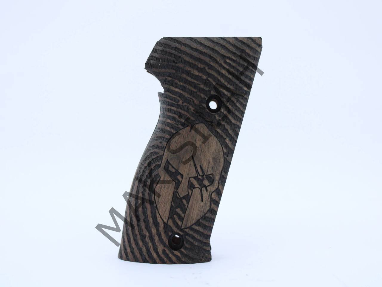 Sig Sauer P 226 Gladyatör Parmak İzi Motif Ceviz Ahşap Silah Kabze