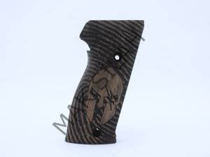 Sig Sauer P 226 Gladyatör Parmak İzi Motif Ceviz Ahşap Silah Kabze