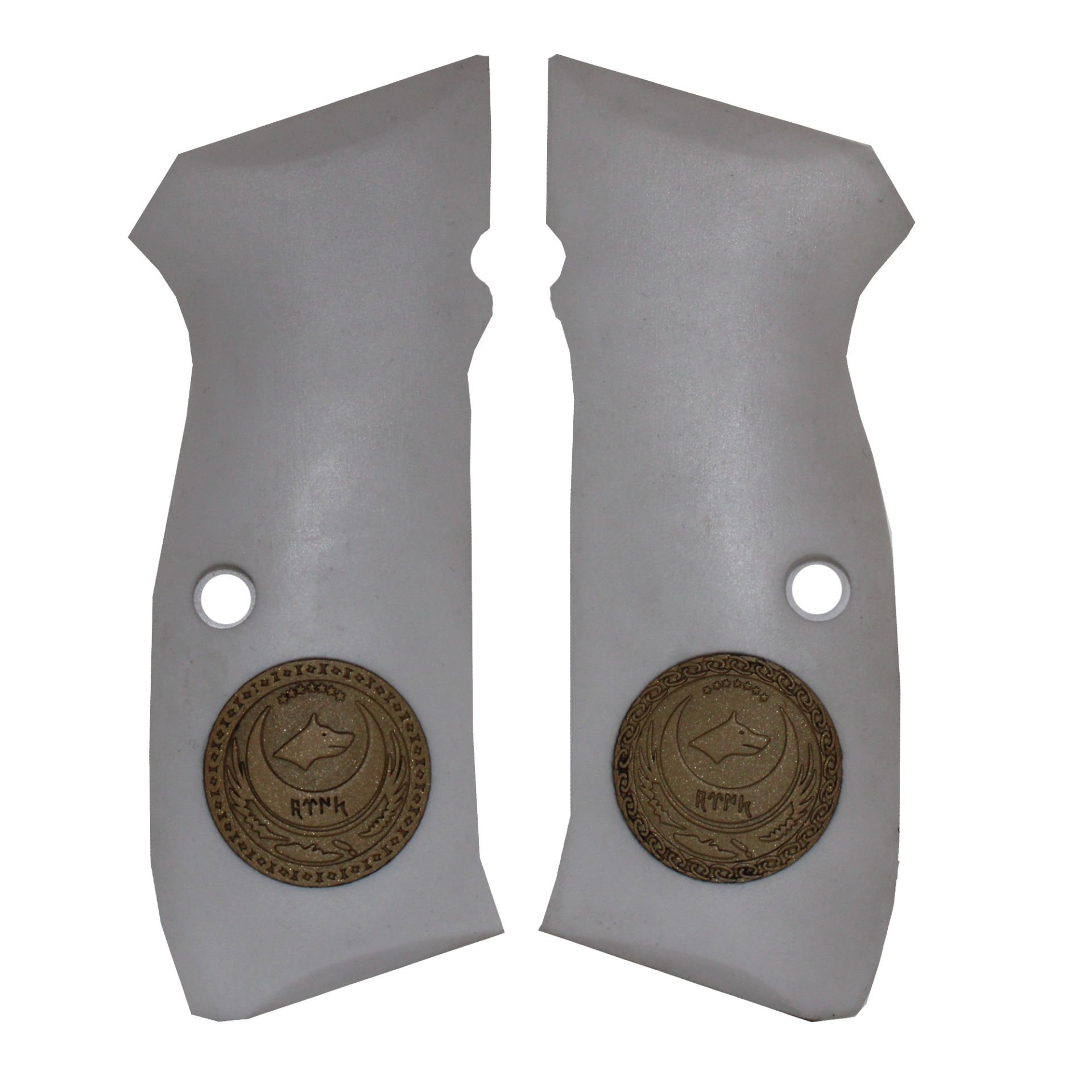 75 B Beyaz Akrilik Sarı Metal