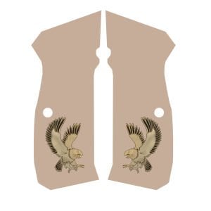 75 B Bej Akrilik Sarı Metal