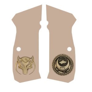 75 B Bej Akrilik Sarı Metal