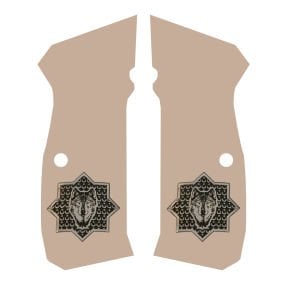 75 B Bej Akrilik Beyaz Metal