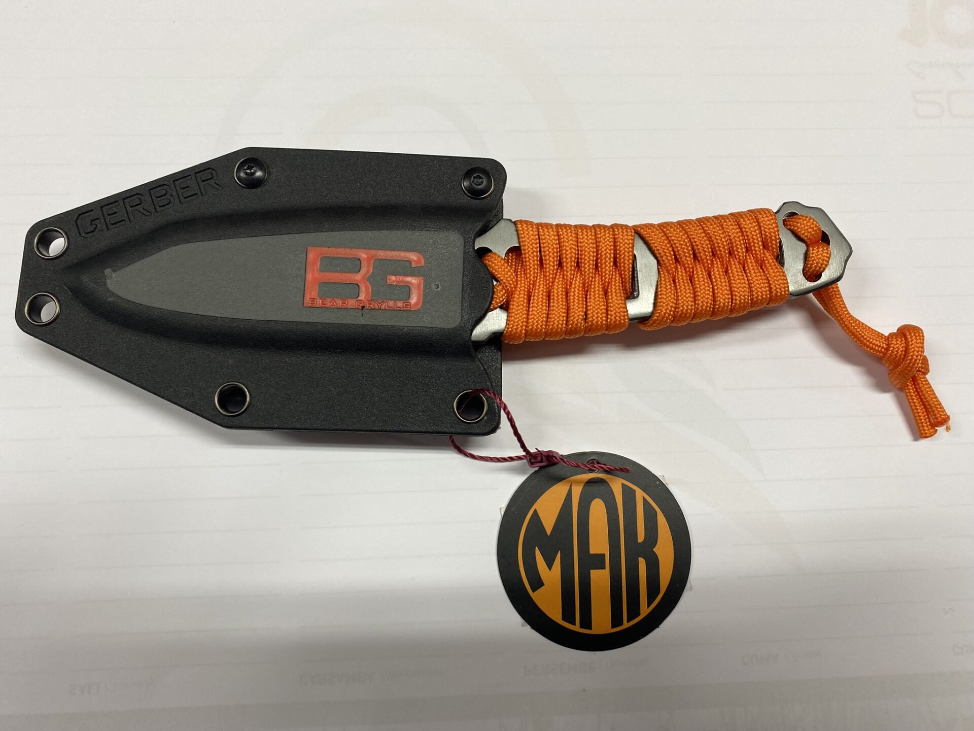 Gerber Bear Grylls Paracord Fixed Bıçak Blisterli