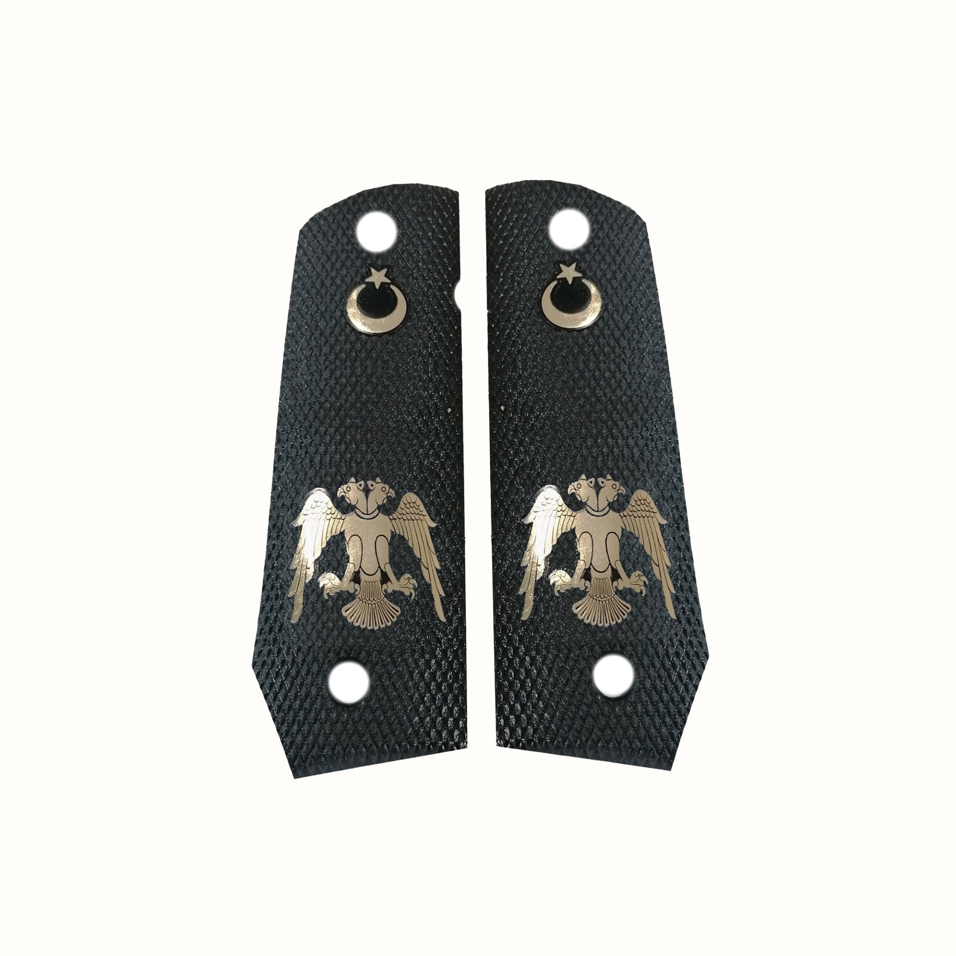 1911 Çift Emniyet Siyah Akrilik Sarı Metal