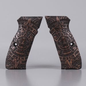 Cz 75 B 85 B Maya Motif Ceviz Ahşap Silah Kabze
