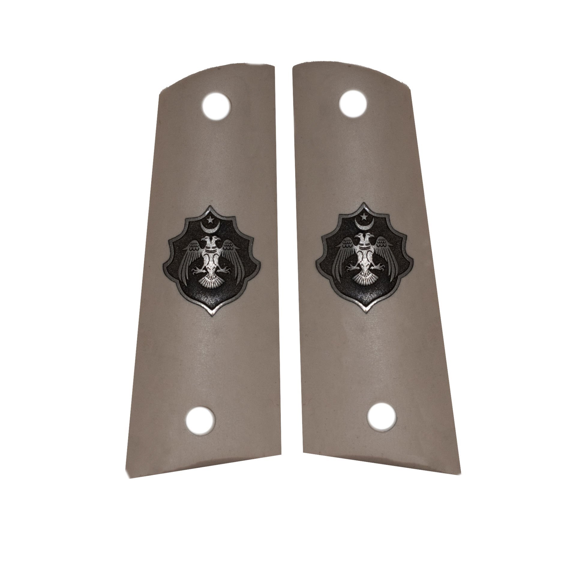 1911 Bej Akrilik Beyaz Metal