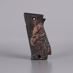 Sar Arms K2 45 Beyaz Metal Kartal Kırmz Göz Ceviz Ahşap Silah Kabze