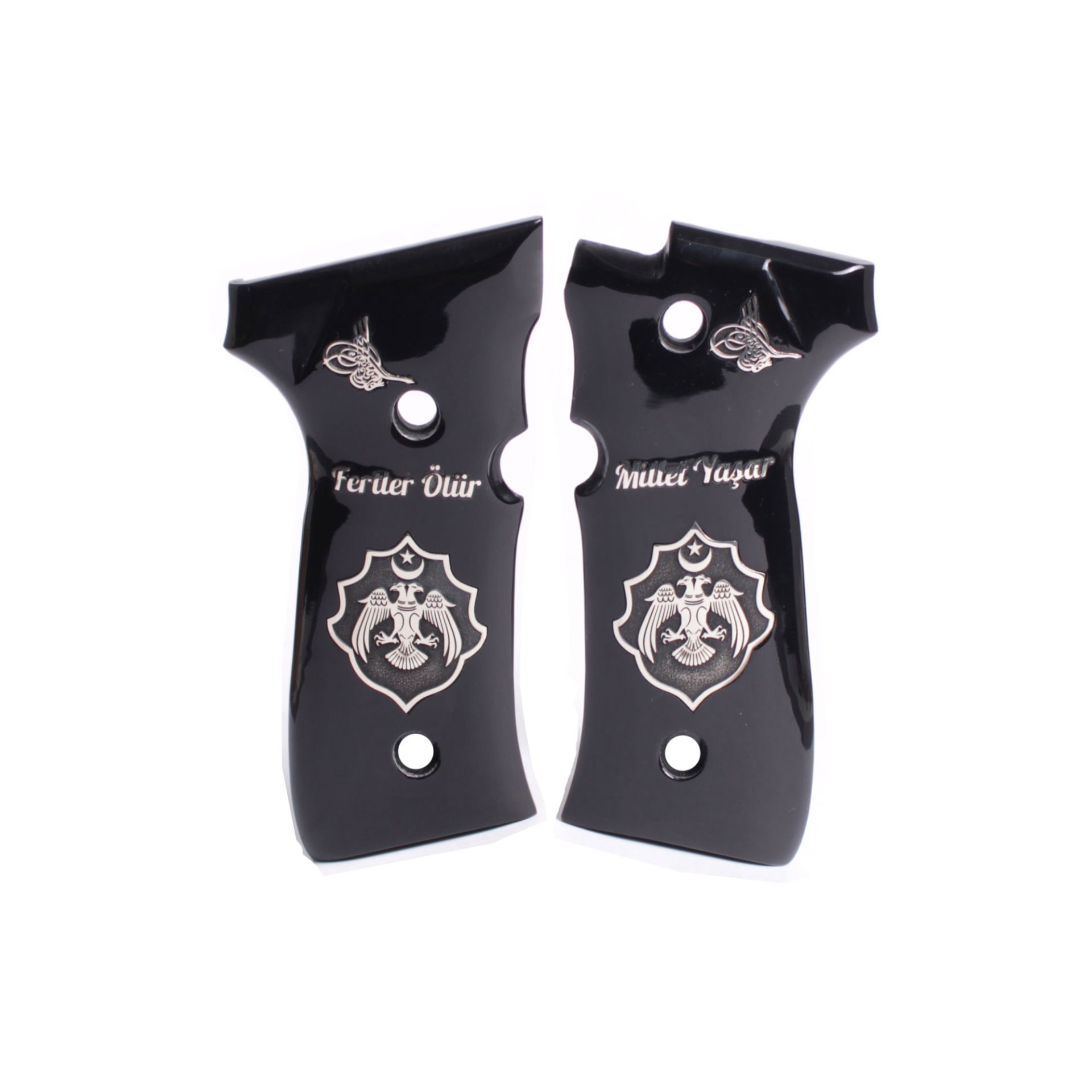 Beretta 92 Fs  Sarı Metal Akrilik isme özel yapilir