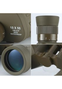 Nikula Military 10x50 Su Geçirmez - Perma Focus - Otomatik Netleme - Telemetre - Askeri Yeşil