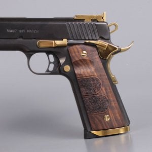 Yavuz 1911 Parmak İzi Tarama Kök Ceviz Ahşap Silah Kabze