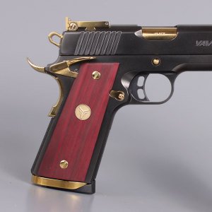 Yavuz 1911 Sarı Metal Arma Purple Ceviz Ahşap Silah Kabze