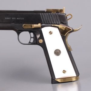 Yavuz 1911 Beyaz Metal Kurt 1911 Beyaz Akrilik Silah Kabze