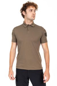 AKN 708 POLO YAKA KISA KOLLU TAKTİK T-SHIRT-HAKİ