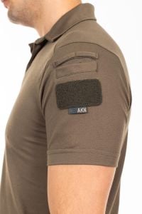 AKN 708 POLO YAKA KISA KOLLU TAKTİK T-SHIRT-HAKİ