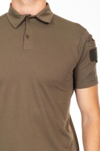 AKN 708 POLO YAKA KISA KOLLU TAKTİK T-SHIRT-HAKİ