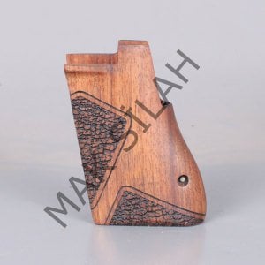 Desert Eagle Kök Zigzag Çizgi Ceviz Ahşap Silah Kabze