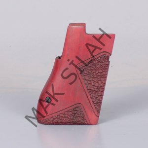 Desert Eagle Red Kök Zigzag Çizgi Ceviz Ahşap Silah Kabze
