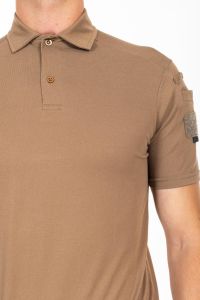 AKN 708 POLO YAKA KISA KOLLU TAKTİK T-SHIRT-BEJ
