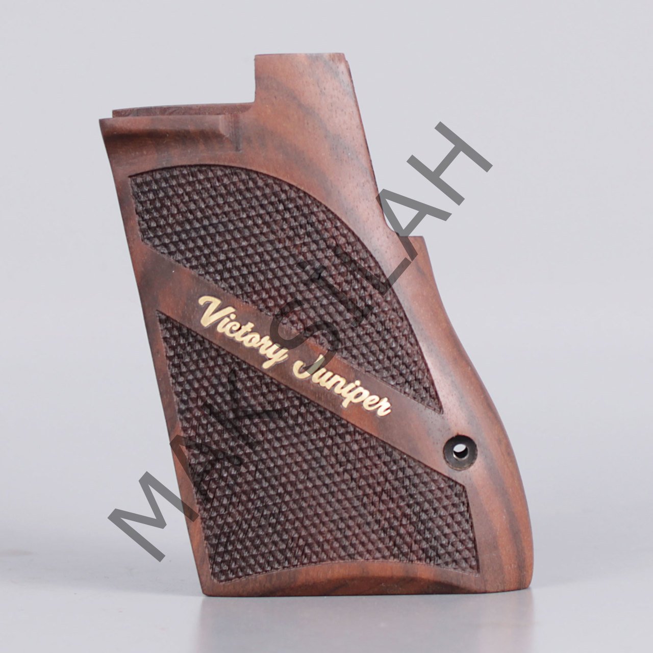 Desert Eagle Sarı Metal Yazı Nokta Motif Ceviz Ahşap Silah Kabze