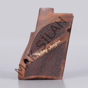 Desert Eagle Sarı Metal Yazı Nokta Motif Ceviz Ahşap Silah Kabze