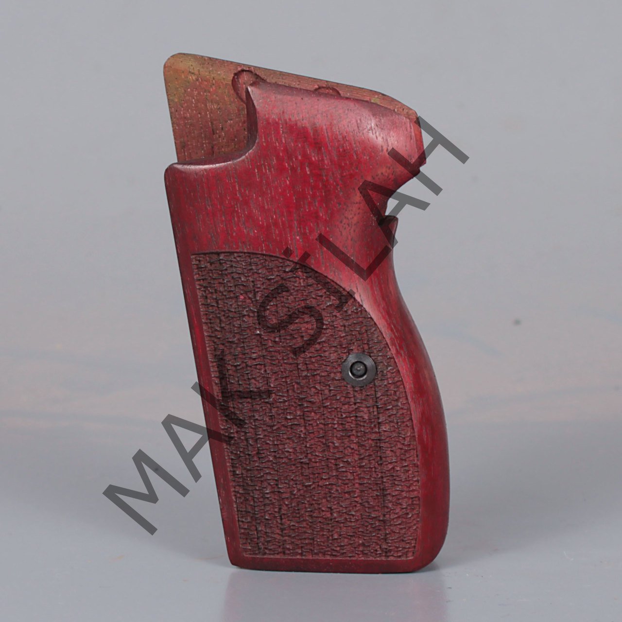 Sig P 210 Halkasız Red Pütürlü Ceviz Ahşap Silah Kabze