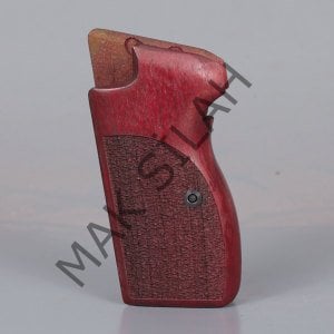 Sig P 210 Halkasız Red Pütürlü Ceviz Ahşap Silah Kabze
