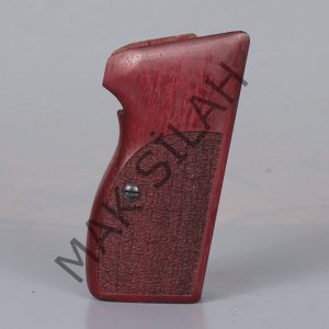 Sig P 210 Halkasız Red Pütürlü Ceviz Ahşap Silah Kabze