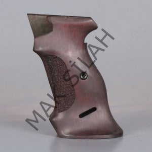 Sig P 210 Atış Brown Pütürlü Ceviz Ahşap Silah Kabze