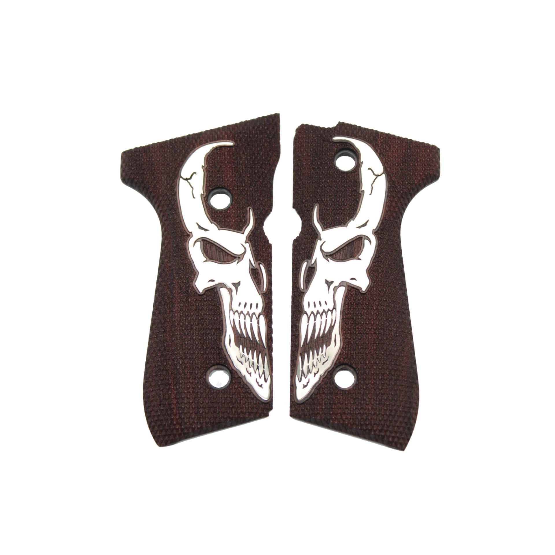 Beretta 92 Fs Mineli Silver Logo