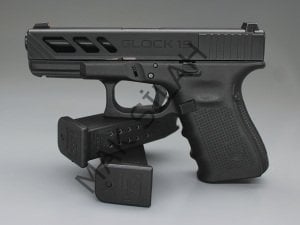 Glock 19 Gen 4 // Özel Tasarım Modifiye,Siyah Krom Kaplama