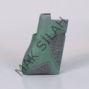 Desert Eagle Green Kök Zigzag Çizgi Ceviz Ahşap Silah Kabze