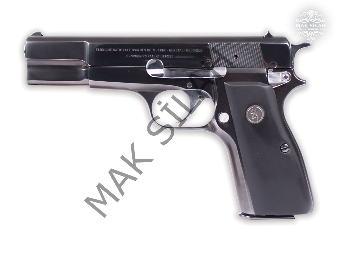 Browning HP // Parlak Siyah Krom Kaplama