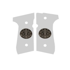 92 FS Compact Beyaz Akrilik Sarı Metal
