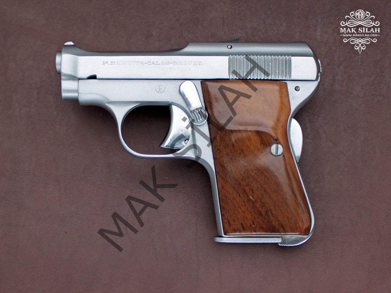 Beretta 6,35 // Beyaz Krom Kaplama