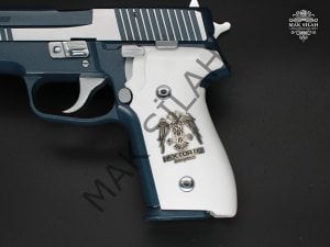 Sig Sauer P228 // Mavi Cerakote Kaplama,Çekme Kertiği
