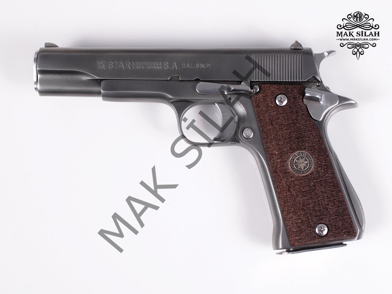 Star 9MM // Füme Titanyum Kaplama,Parçalar Parlak Beyaz