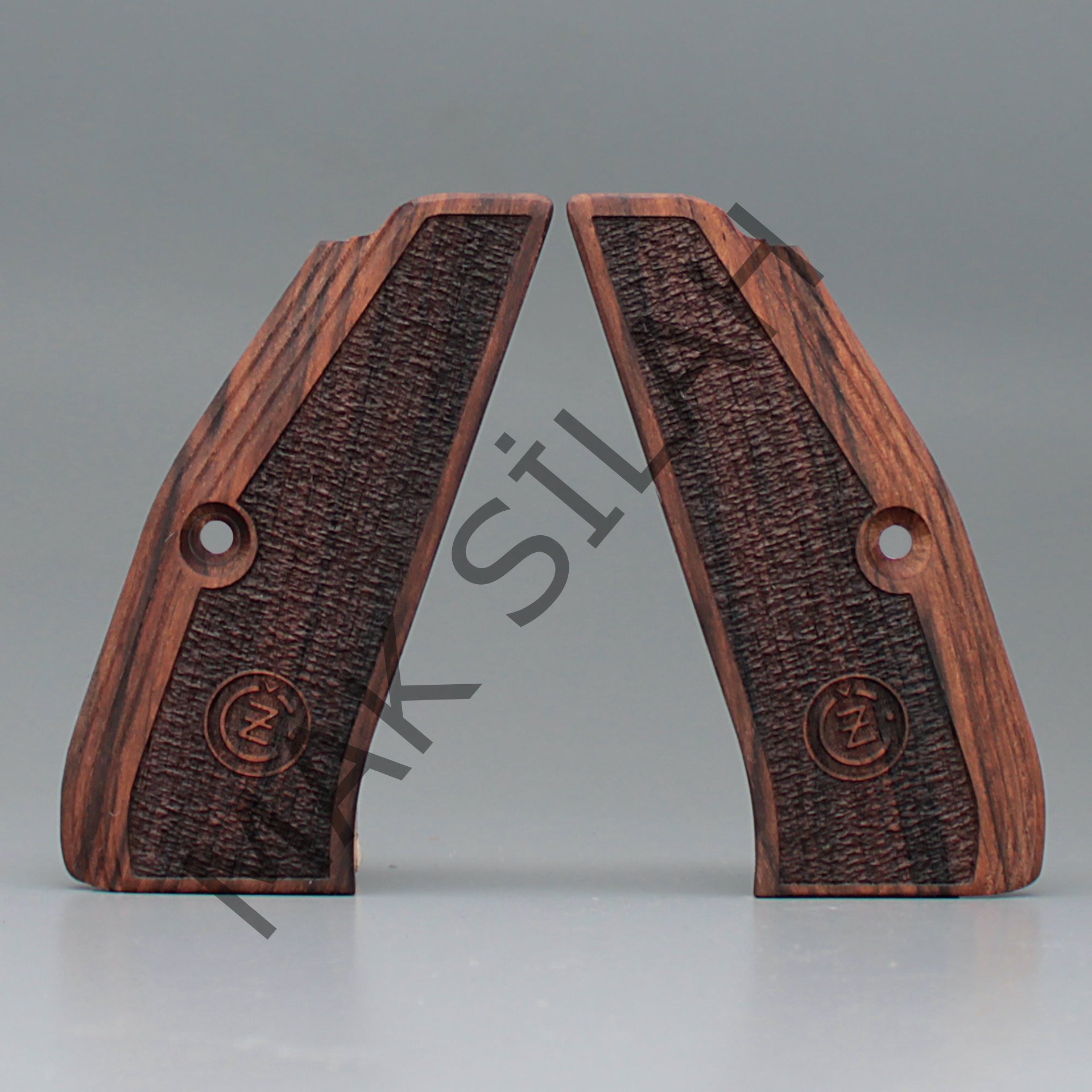 Cz 75 B Sport Cz Arma Pütürlü Motif Ceviz Ahşap Silah Kabze