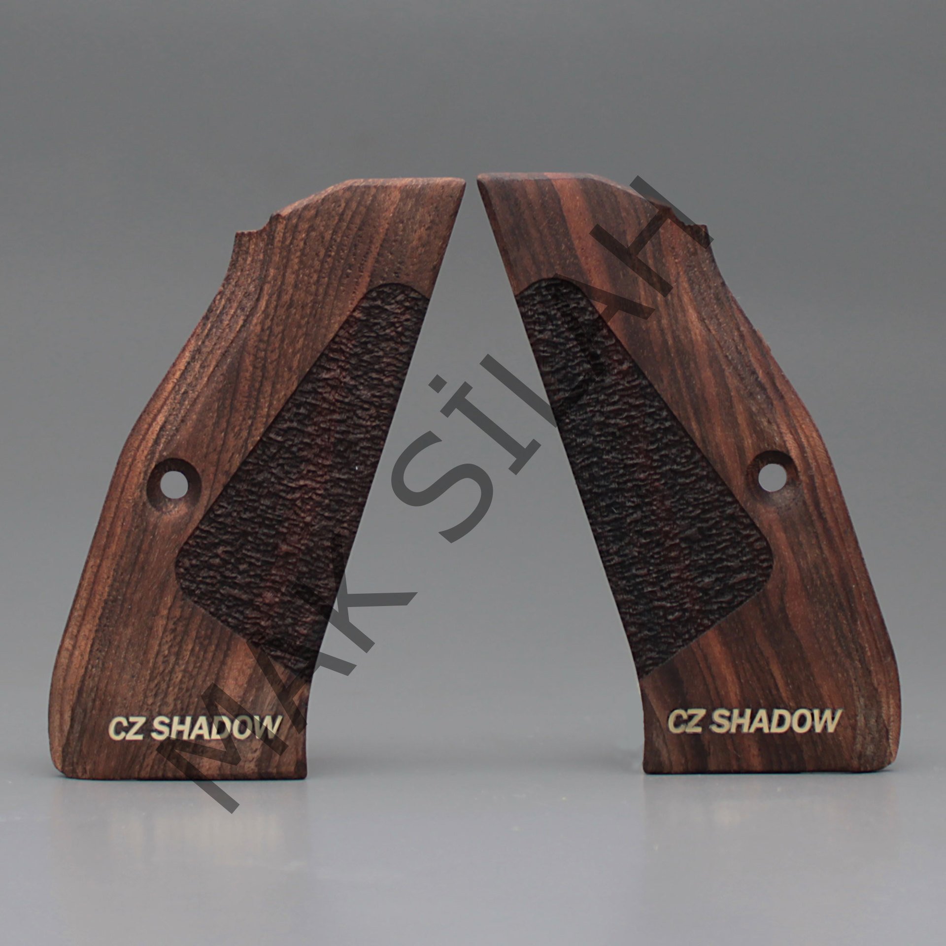 Cz Shadow 2 Sarı Metal Yazı Ceviz Ahşap Silah Kabze