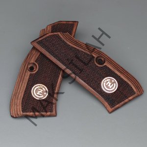 Cz Shadow 2 Sarı Metal Cz Arma Nokta Motif Ceviz Ahşap Silah Kabze
