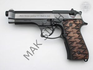 Beretta 92FS // Füme Titanyum,Siyah Krom Kaplama