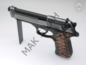 Beretta 92FS // Füme Titanyum,Siyah Krom Kaplama