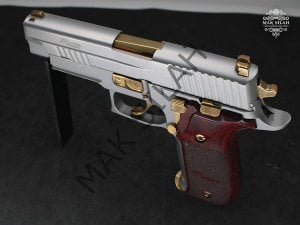 Sig Sauer P226 Elite // Paslanmaz Çelik,Parçalar Sarı Titanyum