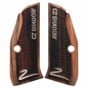 Cz Shadow 2 Compack Sarı Metal Yazı Ceviz Ahşap Silah Kabze