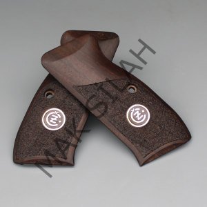 Cz 75 B Sp01 Sarı Metal Arma Tarama Ceviz Ahşap Silah Kabze