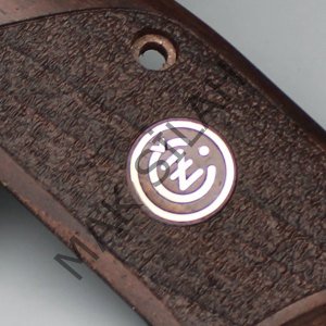Cz 75 B Sp01 Sarı Metal Arma Tarama Ceviz Ahşap Silah Kabze