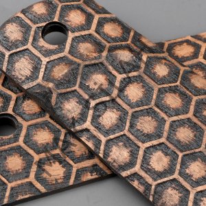 Colt 1911 Petek Motif Ceviz Ahşap Silah Kabze