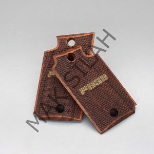 Sig Sauer P 938 Sari Metal Motif Ceviz Ahşap Silah Kabze