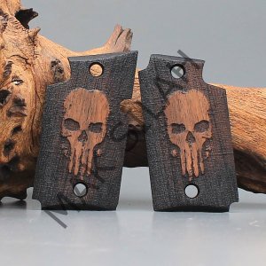 Sig Sauer P 938 Punisher Ceviz Ahşap Silah Kabze