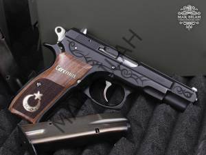 CZ75B // 40.Yıl Gravür,Parçalar Eskitme Parlak Beyaz