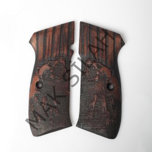 Cz 75 B 85 B Ayı Ceviz Ahşap Silah Kabze